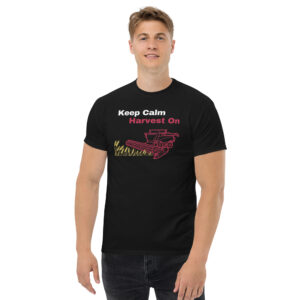 Keep Calm Harvest Combine Red T-Shirt